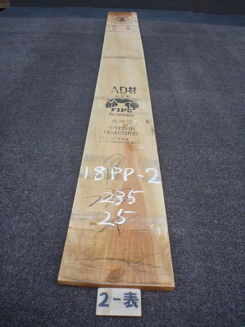 カツラ 18ミリ 板目板