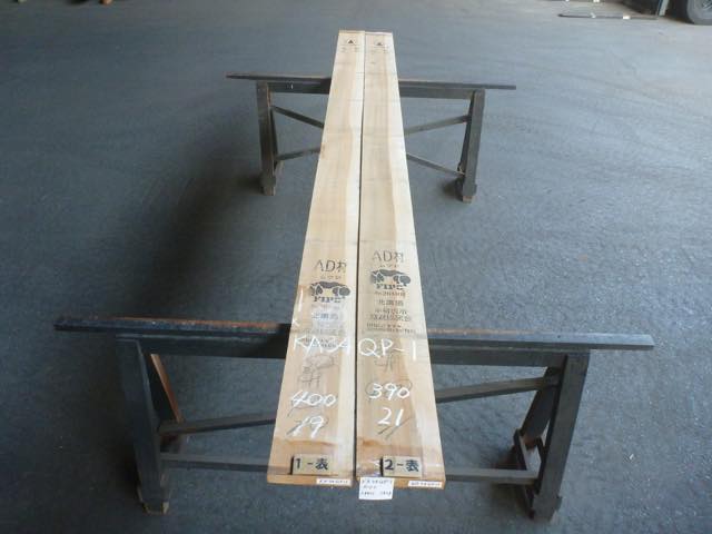 カツラ 34ミリ 柾目板