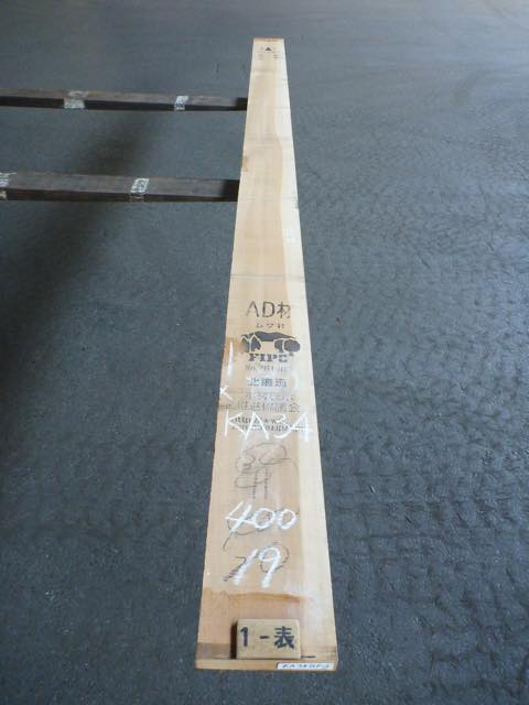 カツラ 34ミリ 柾目板