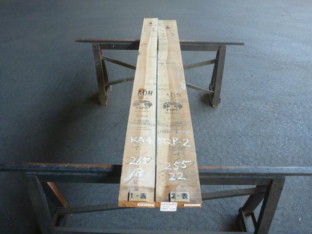 カツラ 45ミリ 柾目板