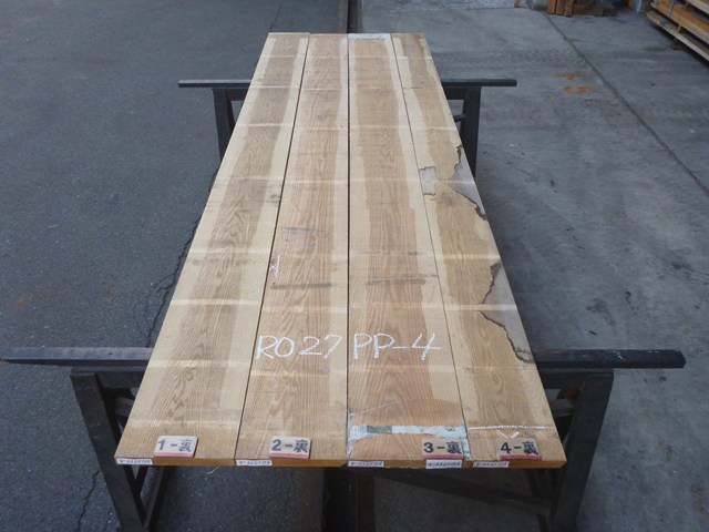 ノーザン・レッドオーク 27mm 板目