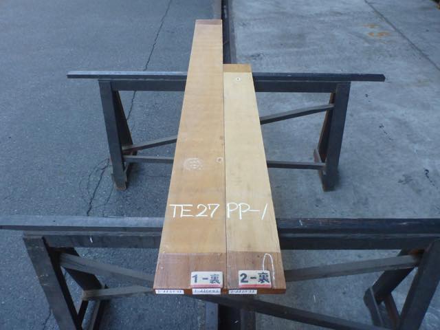 チーク 27ミリ 板目