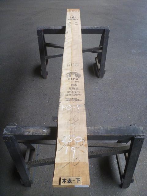 メジロカバ 柾目　薄板